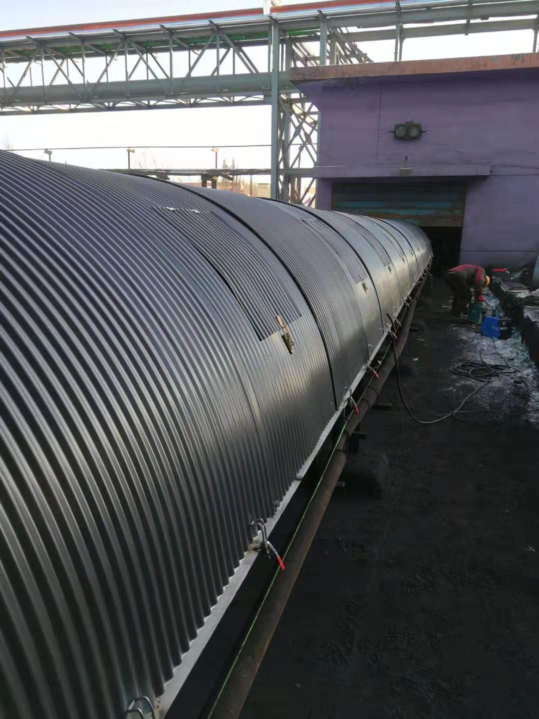  鋁鎂錳合金輸送機(jī)防雨防塵罩